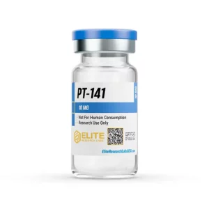 PT-141 10mg research peptide vial by Elite Research Labs
